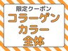 ☆カラーモチUP☆白髪染め 全体染め コラーゲンカラー3,480円（寝屋川）