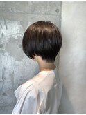 大人ショート/丸み/マッシュショート