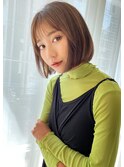海外風タッセルボブ髪質改善トリートメント小顔美髪20代30代40代