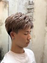 ベイビーズブレス(Baby's breath)&nbsp;メンズショート×ピンクベージュ