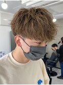 シャドウパーマ/曲がる縮毛矯正/ニュアンスパーマ/men's/眉毛