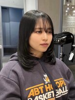 ロンドジェネルーズ 柏(Lond generous)&nbsp;オリーブグレー髪質改善/黒髪/小顔/柏駅柏/縮毛矯正