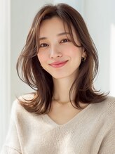 バランス 天王寺店(Balance) 大人可愛いモテ髪20代30代40代くびれヘア外ハネミディアム