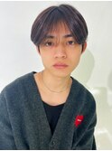 メンズヘア！韓国シースルーマッシュ399