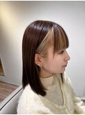 イメチェンフェイスフレーミングインナーカラー