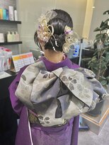 ケンジ 横浜(KENJE) 成人式/着物ヘア/振袖/タイトヘア/シニヨン