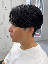 エルマーク 松山(L-MARK) マッシュヘア/黒髪/メンズカット/men's/フェザーパーマ