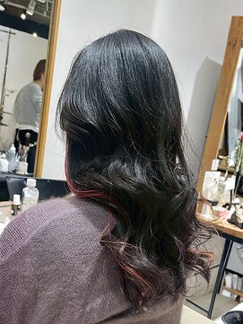 ヘアリゾート粋 リマ 銀座店(lima) 艶髪ダークブラウン/レイヤーカット/髪質改善/インナーカラー