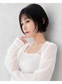 40代人気◎耳掛けコンパクトショートボブ