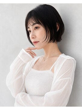 ウィールール 栄町店(WE RULE) 40代人気◎耳掛けコンパクトショートボブ