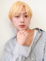 ドーチェ 池田店(DOCHE) メンズカット×ラウンドマッシュ×ホワイトブロンド