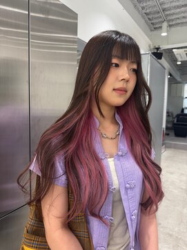 イル 天神大名店(ill) インナーカラー/ペールピンク(福岡/天神)