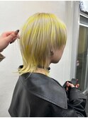 デザインカラー/ハッシュカット/ウルフカット/ショートレイヤー
