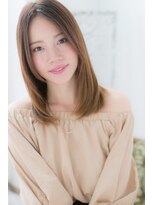 ドクターズサロン LAB 小山店&nbsp;【Lab小山】センターパートで小顔ナチュラルストレートb