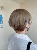 【CASA.sae】ショート×くすみベージュ