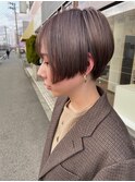 グレージュショート