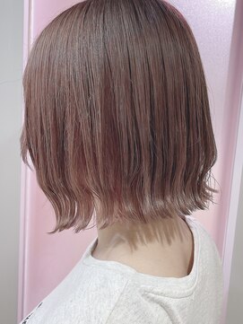 ユーフォリア 新宿店(Euphoria) 外ハネボブ　ラベンダーベージュ　20代