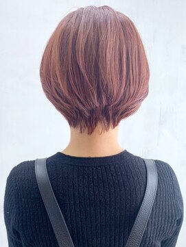 アルバム 渋谷パルコ(ALBUM) ショートピンク_グレージュカラーボブウルフ_ba341031