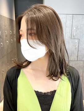 アイティーバイアルバム 松戸店(IT by ALBUM) 前髪レイヤー_チェリーブラウンフェミニンロング_ba408531