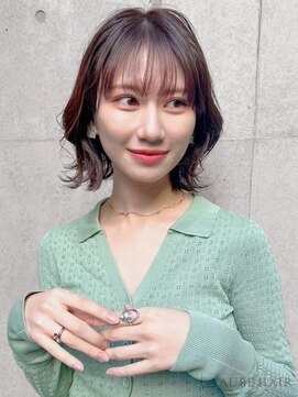オーブ ヘアー ブルーム 西新店(AUBE HAIR bloom) 20代・30代_ワイドバングボブ