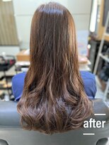 アキコ(AKIko) 巻き髪風デジパーで透明感のカラー20代/30代/40代