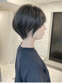 ショートボブ/大人巻き/ぷつっとボブ/ナチュラルカラー/高松