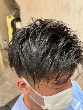 マインド サイトー ヘア アンド スパ mind saito hair&SPA スプラッシュ3D×ツーブロック