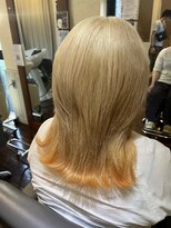 ナップヘアーボッコ(NAP hair bocco) 裾カラー