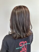 ヘアーアンドメイク アンジュ 中野店(Hair&Make ange) ワンカールレイヤー×コントラストハイライト