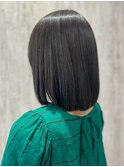 【tetote村山のサロンスタイル】髪質改善 / 黒髪ストレート