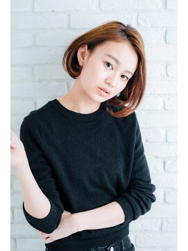 コボ(covo) ワンレンボブ×クールアッシュ×スタイリッシュ