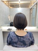 重めショートボブ