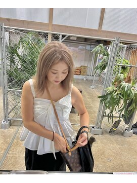 ディーパス(D-PATH) 【White beige／会津若松】ダブルカラー/バレイヤージュ