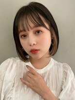イヤリングカラーぷつっとボブ【肥田亜沙美】