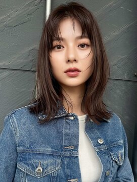ミンクス渋谷スマートサロン(MINX shibuya smart salon) イメチェン前髪小顔こなれミディ_渋谷/表参道