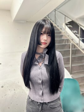 アオ(ao.) ブルーブラック/姫カット/髪質改善