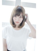 アウラ(Aula by marbles)&nbsp;オリーブベージュ/ブラウンベージュ/シンプルボブ/ボブ[横浜]