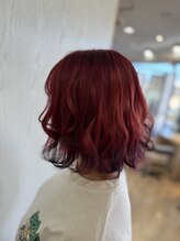 エムスリーヘアー イオンマリンピア店(MIII HAIR) ケアブリーチ　オーガニック艶カラー　エンドカラー　裾カラー
