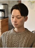 艶感6:4分けセンターパート【メンズカット/ヘア/倉敷/中島】