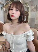 艶髪 髪質改善 ブリーチなしダブルカラー レイヤー 韓国風5418