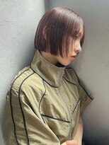 ロティー(loty)&nbsp;ショート　ボブ　ラベンダーベージュ　ブリーチ　10代20代30代