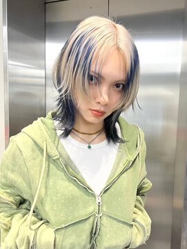 ヌル 神宮前店(Null) エンジェルリングカラー/デザインカラー/ブリーチカラー/原宿