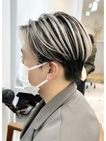 ロミー 本厚木(ROMMY.)&nbsp;本厚木☆メンズカット刈り上げツーブロック韓国マッシュブリーチ