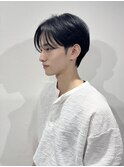 韓国風センターパート/韓国マッシュレイヤー/メンズ韓国ヘア