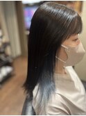 インナーカラーブルー
