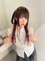 キオクエコ(KIOX eko)&nbsp;デザインカラー/レイヤーウルフカット