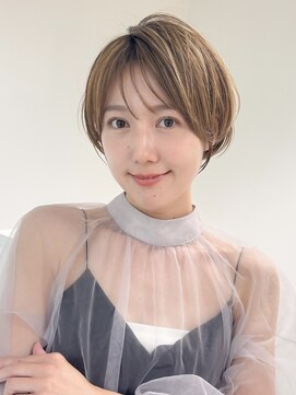 ロンドエニカ 大宮(Lond enika) グランマッシュ/細めハイライト/ショート/白髪ぼかし/前髪☆94