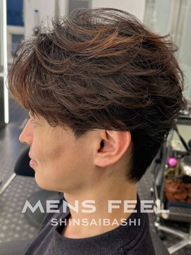 メンズフィール 心斎橋(MEN'S FEEL) MEN’S HAIR/波巻ツイストスパイラル/フェザーパーマ/心斎橋