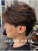 MEN’S HAIR/波巻ツイストスパイラル/フェザーパーマ/心斎橋