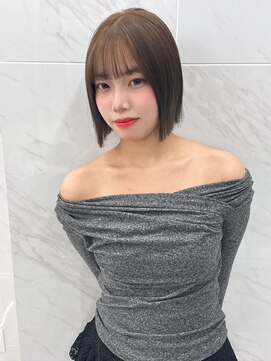 ボブ×赤み撃退カラー◎